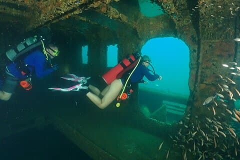 Wreck and Bridge Span Dive for Certified Divers