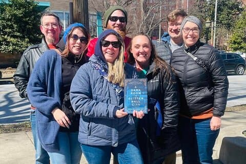 The Glitter Ball City Walking Tour with the Author Himself