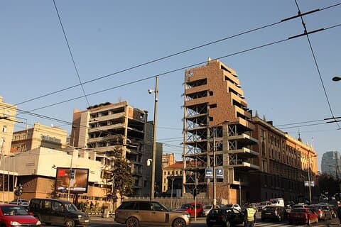 NATOs bombing av Beograd privat tur