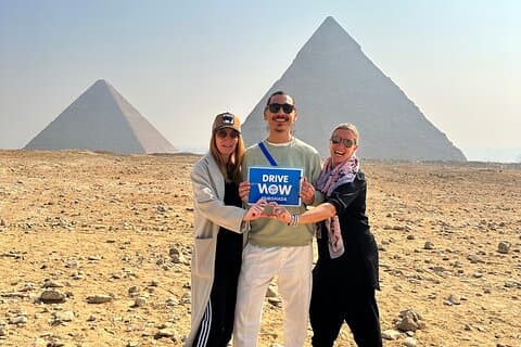 Full day pyramids & Grand museum from Hurghada by Bus