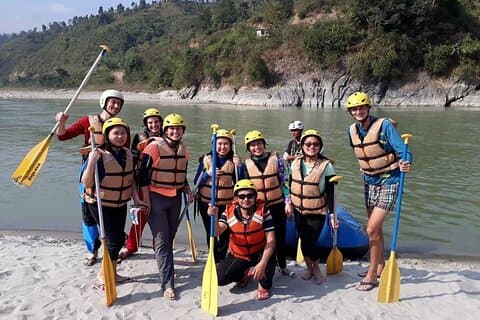 Trishuli River Rafting Dagstur fra Kathmandu med privat bil