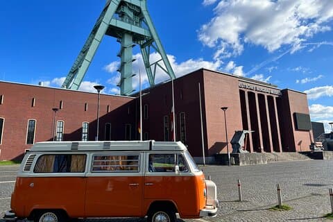 Private city tour VW Bulli meets mining museum in Bochum