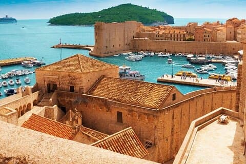 Dubrovnik Panorama mit dem privaten Auto