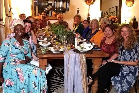 Cena africana vegana a Playa Del Ray