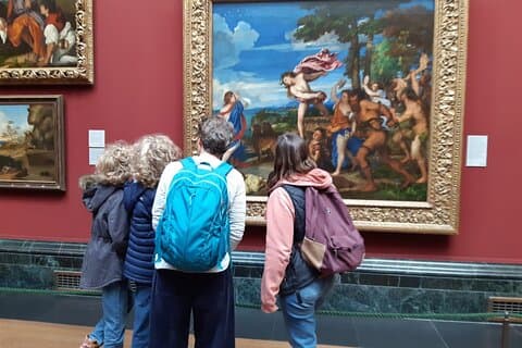 Galeria Nacional de Londres Visita guiada para crianças e famílias com guia amigável para crianças