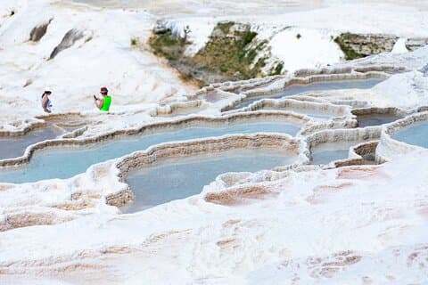 Omvisning i Pamukkale og Hierapolis med Saldasjøen fra Side