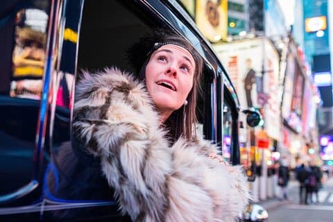 Private New York City Lights Tour im Oldtimer