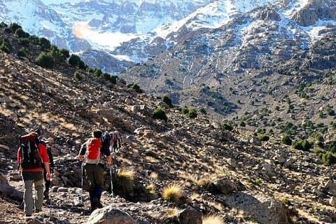 Beklim Mount Toubkal Diner in de Agafay-woestijn