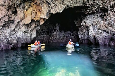 Sagres: Praia Da Ingrina Caves Guided Kayaking Tour