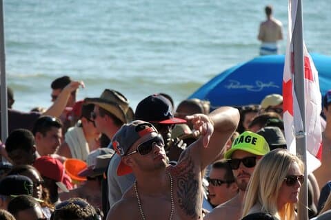 Festa in barca per le vacanze di primavera a Miami