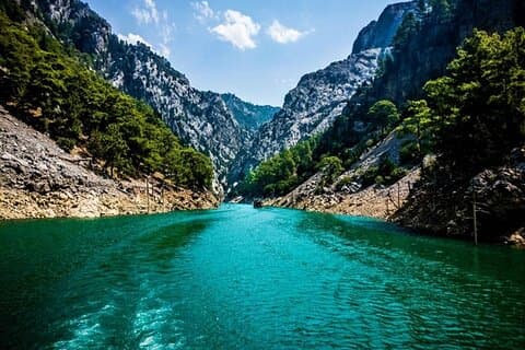 Tour in jeep cabrio del Green Canyon di un'intera giornata da Side e Manavgat