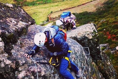 Private Climbing Via Ferrata Roof of the World