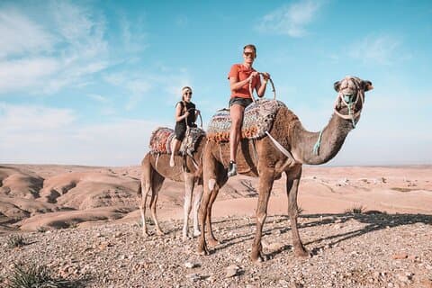 2 dagars tur till Agafay Desert & Marrakech från Agadir