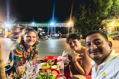 Excursão gastronômica autêntica do Camboja