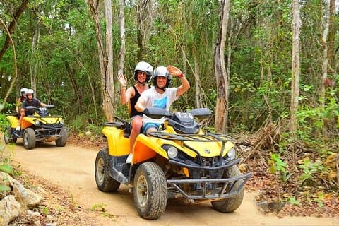 Tulum-ruïnes met ATV-singles en ondergrondse grot van Tulum