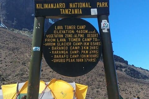 Berg Kilimandscharo Klettern 8 Tage Nordrundweg
