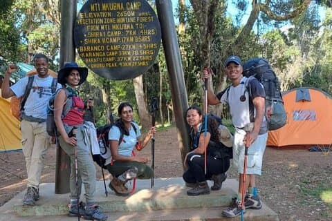 Mountain Kilimanjaro Climbing 6 Days Rongai Route