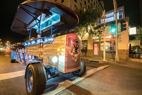 Duke City Pedaler: dranktour naar de oude binnenstad/zaagmolen Albuquerque