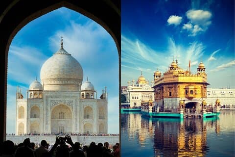 Tour de 6 días al Triángulo Dorado con Amritsar desde Delhi