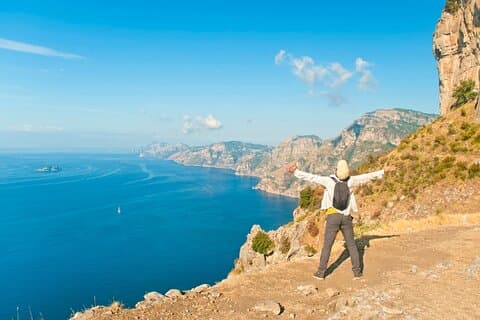 Climbing on the Path of the Gods