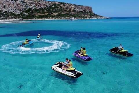 Aventura en moto de agua de 2 horas a Balos