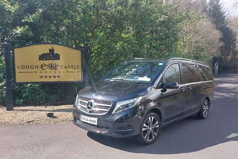 Lough Eske Castle til Dromoland Castle Private Car Service