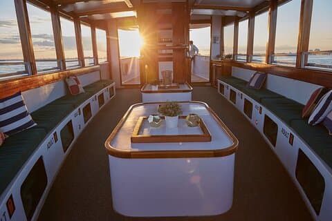 New York City Sunset Cocktail Cruise on Small Yacht