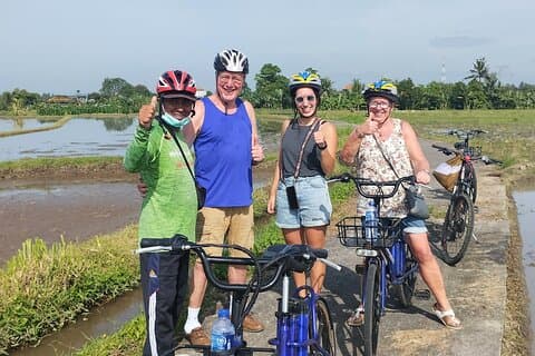 South Ubud ebike tour and Ayung River White Water Rafting