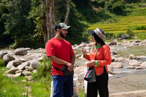 3 - Dag Sapa Trekking Village med lokal guide, måltider og transfer