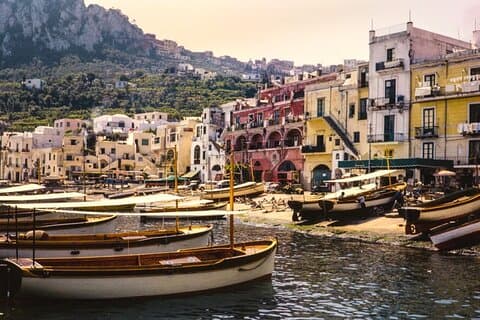 Privat Morgon Capri Luxury Yacht Transfer & italiensk frukost