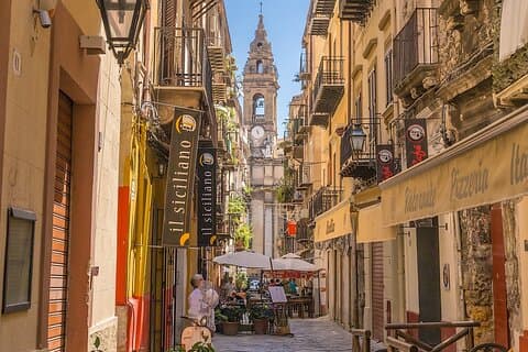 Balade dans le centre historique de Palerme et ses marchés