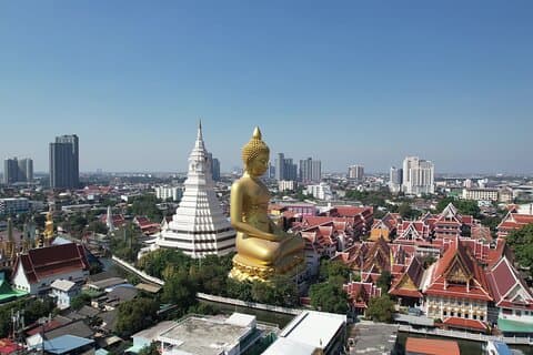 Excursão a pé Wat Paknam