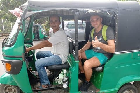 Ville de Colombo en Tuk Tuk