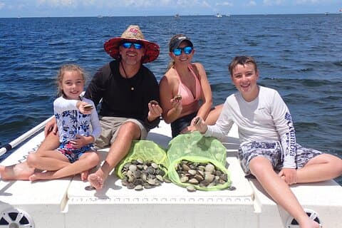 7 timers privat scalloping-pakke i Mangrove Point
