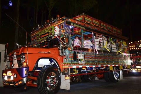 Chiva party in Medellín