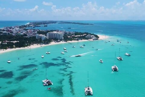 Ganztagestour in Isla Contoy und Isla Mujeres mit Open Bar