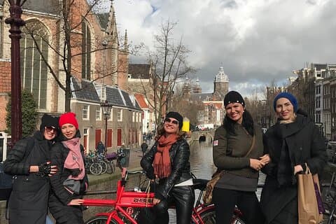 1800-tallet Amsterdam guidet privat sykkeltur