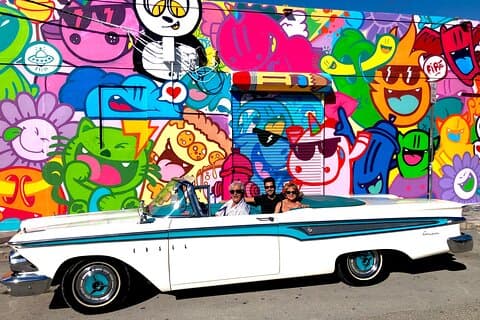 Klassisk biltur i Miami Beach, Wynwood och Little Havana
