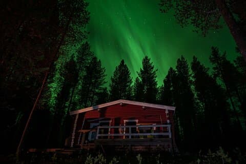 Serata privata di sauna nella natura selvaggia in estate e autunno (Rovaniemi)