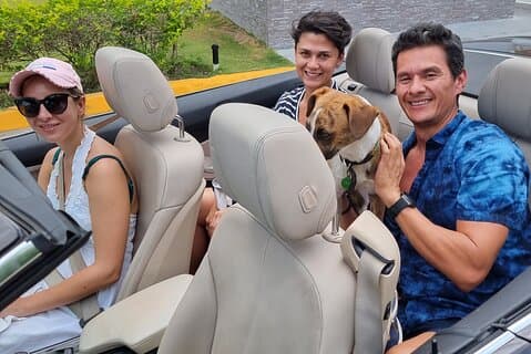 Swim the Pacific and Atlantic Oceans in a private convertible.