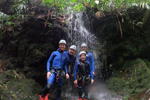 Canyoning i Ribeira da Salga
