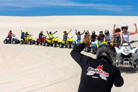 1 timmes fyrhjuling med Quadzilla vid sanddynerna i Atlantis