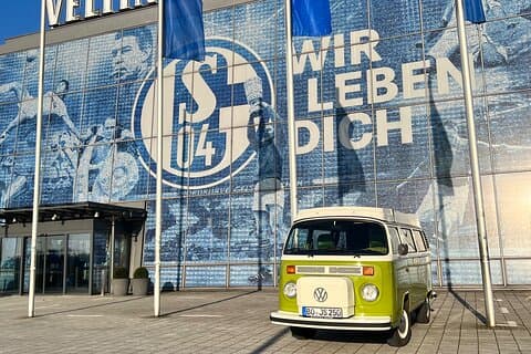 Volkswagen T2 Bulli Tour to Schalke Arena with Guided Tour