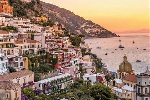Tour privato in barca al tramonto a Positano