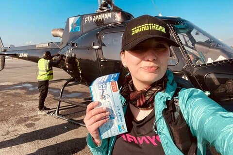 Katmandú a Lukla en vuelo en helicóptero