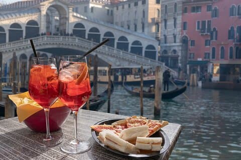 Cuisine italienne traditionnelle et visite privée de la vieille ville de Venise