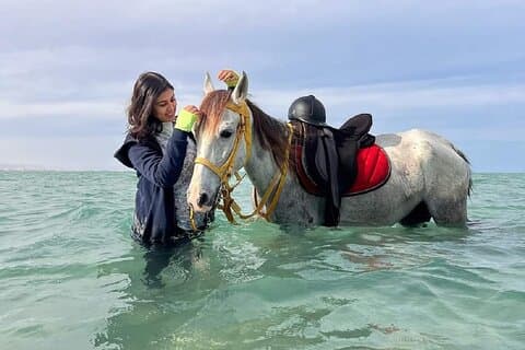 Excursion à cheval dans le désert et la plage de la baie de Nabq - Charm el-Cheikh