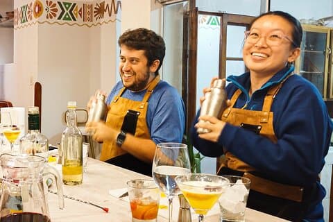 Peruvian Cooking Class Cocktails og markedstur i Cusco