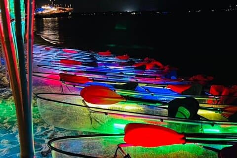 Glow Night kajak & Clear Paddleboard Tour in Panama City Beach