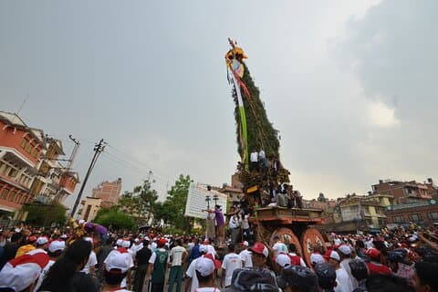 Festival Tour in Patan Rato Machhindranath Jatra 21 or 23 April